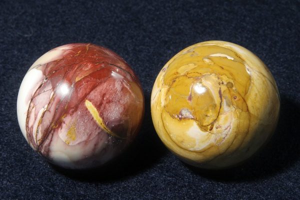 Mookaite, Sphere, 50mm All Polished Crystals