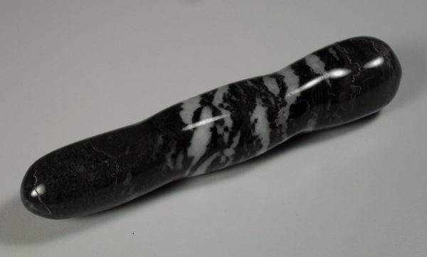 Zebra marble twist wand All Polished Crystals