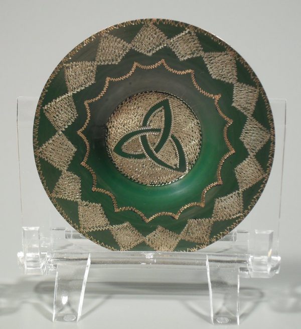 Salt dish with wiccan symbol B – triquetra Accessories