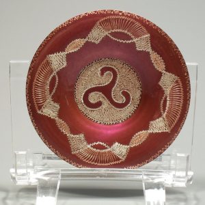Salt dish with wiccan symbol A – triskele Accessories