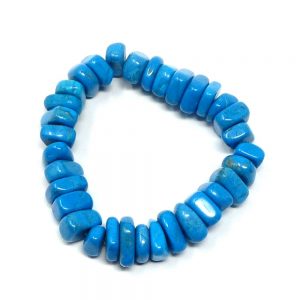 Blue Howlite Heishi Bracelet All Crystal Jewelry blue howlite bracelet