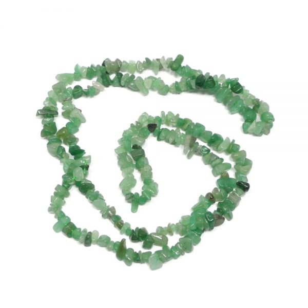 Green Aventurine Chip Bead Strand All Crystal Jewelry aventurine