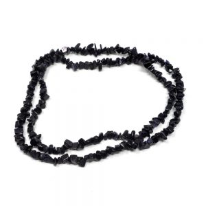 Blue Goldstone Chip Bead Strand All Crystal Jewelry blue goldstone