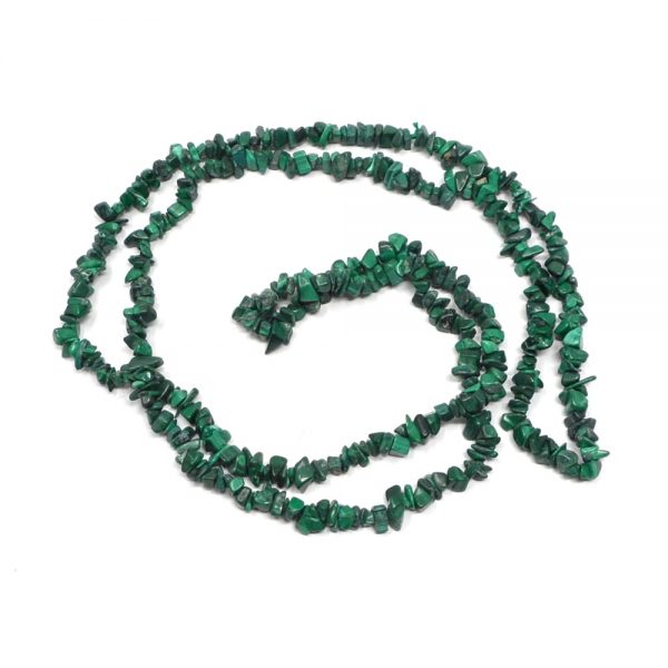 Malachite Chip Bead Necklace All Crystal Jewelry chip beads