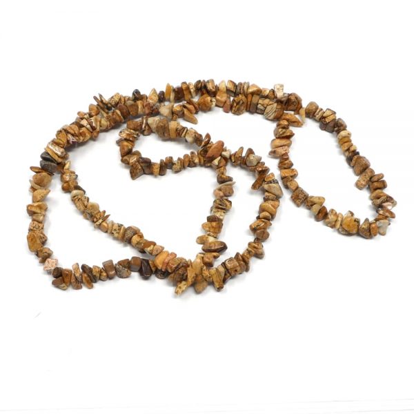Picture Jasper Chip Bead Strand All Crystal Jewelry chip bead