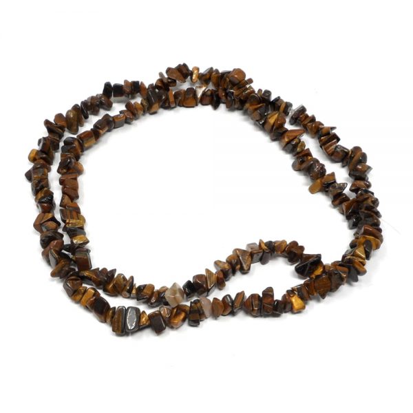 Tiger Eye Chip Bead Strand All Crystal Jewelry chip beads