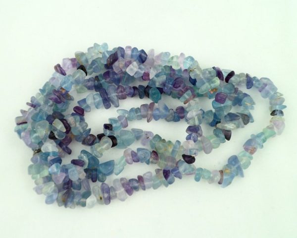 Fluorite Chip Bead Necklace All Crystal Jewelry chip beads