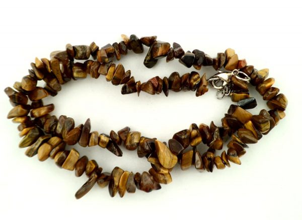Gold Tiger Eye chip choker All Crystal Jewelry Gold Tiger Eye chip choker
