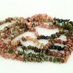 Tourmaline, Mixed Chip Bead Necklace Crystal Jewelry chip beads