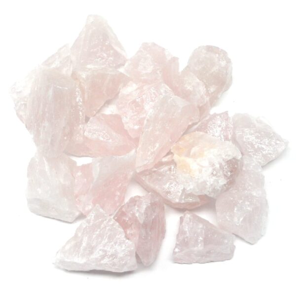 Rose Quartz raw 16oz All Raw Crystals bulk rose quartz
