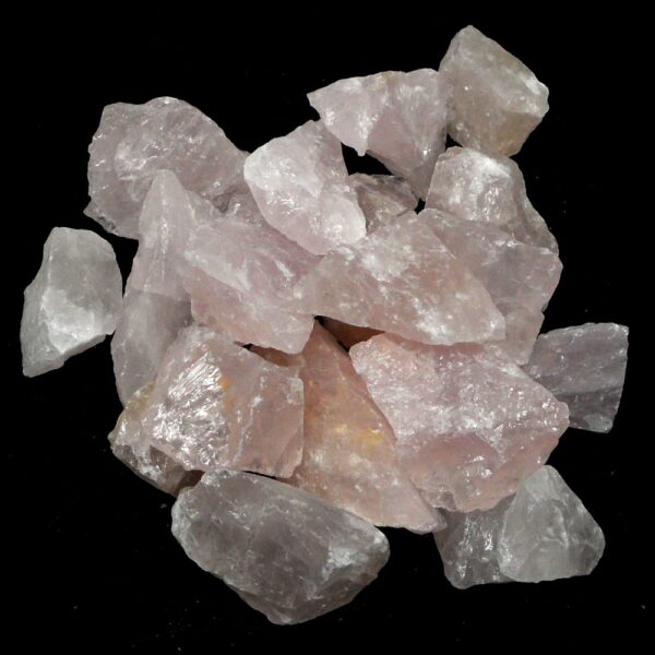 Rose Quartz raw 16oz All Raw Crystals bulk rose quartz