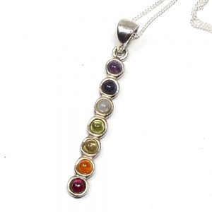 Chakra Crystal Necklace Crystal Jewelry amethyst pendant
