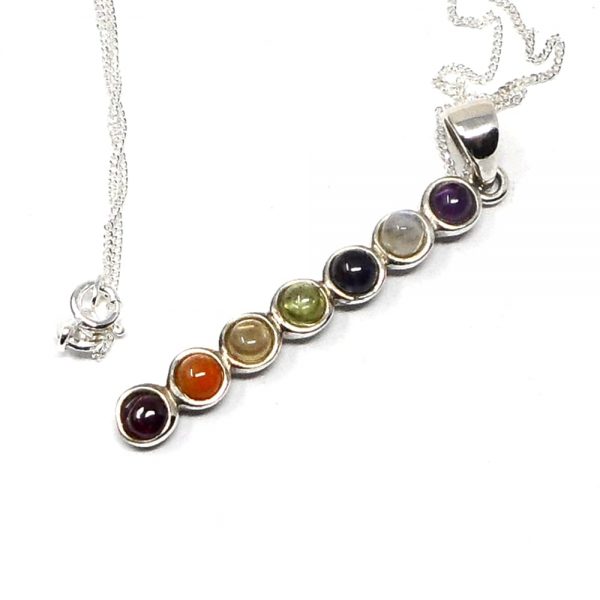 Chakra Crystal Necklace All Crystal Jewelry amethyst pendant