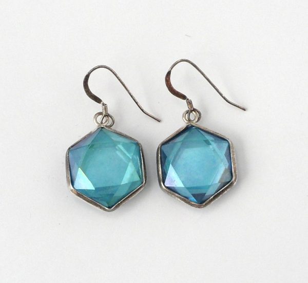 Aqua Aura Earrings All Crystal Jewelry aqua aura