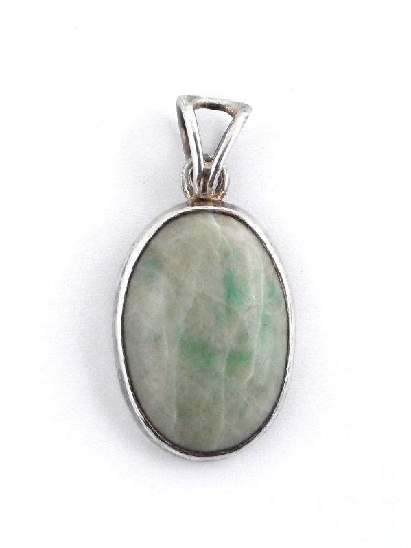 Jadeite Oval Pendant All Crystal Jewelry jadeite