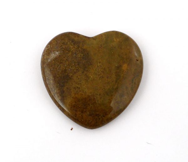 Jasper, Yellow, Heart All Polished Crystals heart