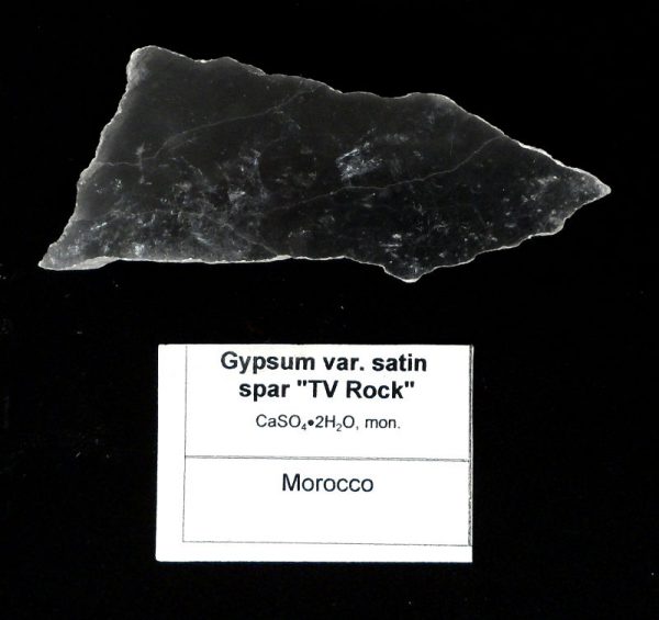 TV Rock Specimen (Gypsum var. Satin Spar) All Raw Crystals gypsum var satin spar