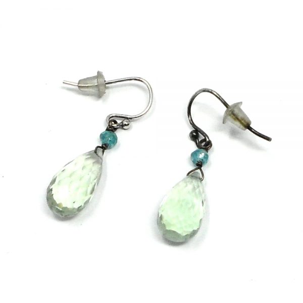 Aquamarine & Apatite Earrings All Crystal Jewelry apatite earrings