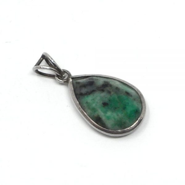 Emerald Faceted Pendant All Crystal Jewelry crystal pendant