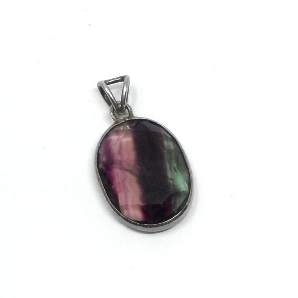 Fluorite Oval Pendant All Crystal Jewelry crystal pendant
