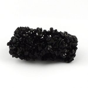 Black Obsidian 5-Strand Chip Bracelet All Crystal Jewelry black obsidian