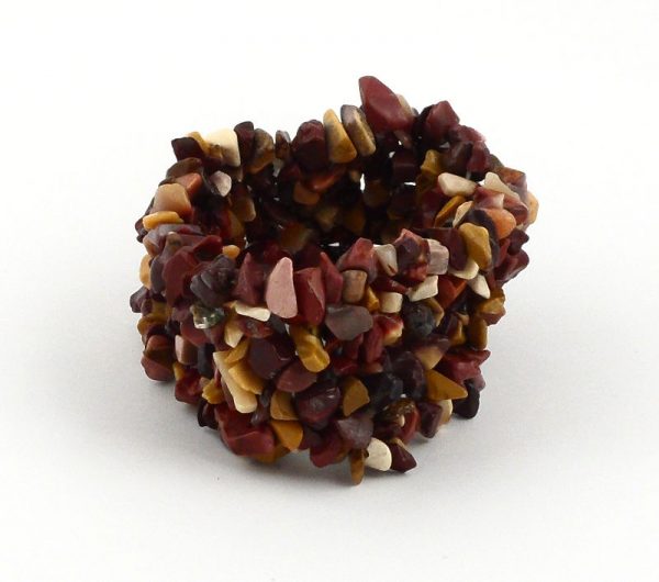 Mookaite 5-Strand Chip Bracelet All Crystal Jewelry bracelet