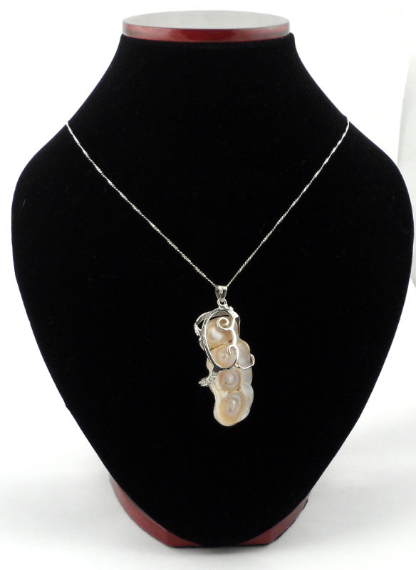 Mother of Pearl Pendant All Crystal Jewelry mother of pearl