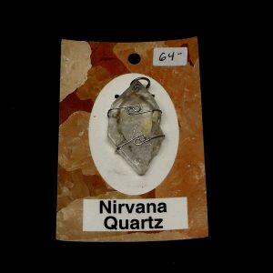 Wire Wrapped Pendant, Nirvana Quartz All Crystal Jewelry crystal pendant