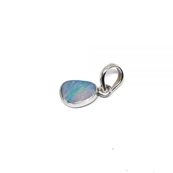 Fire Opal Pendant All Crystal Jewelry blue opal pendant
