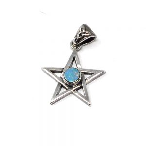 Opal Star Pendant All Crystal Jewelry blue opal pendant