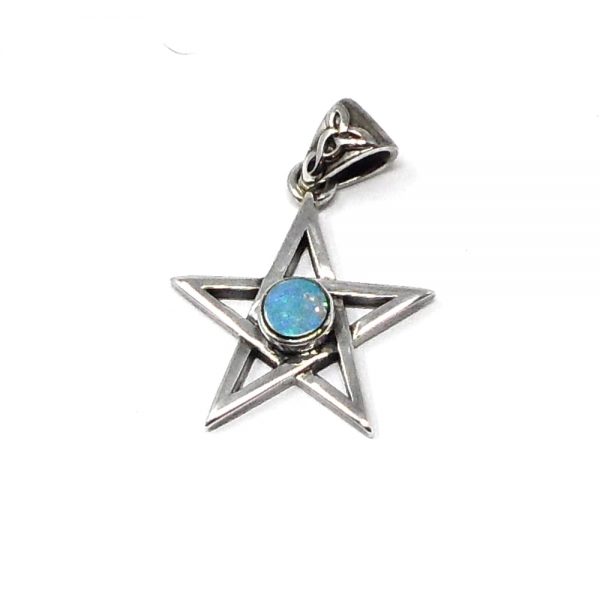 Opal Star Pendant All Crystal Jewelry blue opal pendant