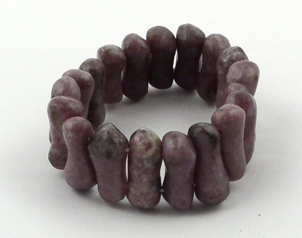 Lepidolite Small Peanut Bracelet All Crystal Jewelry bracelet
