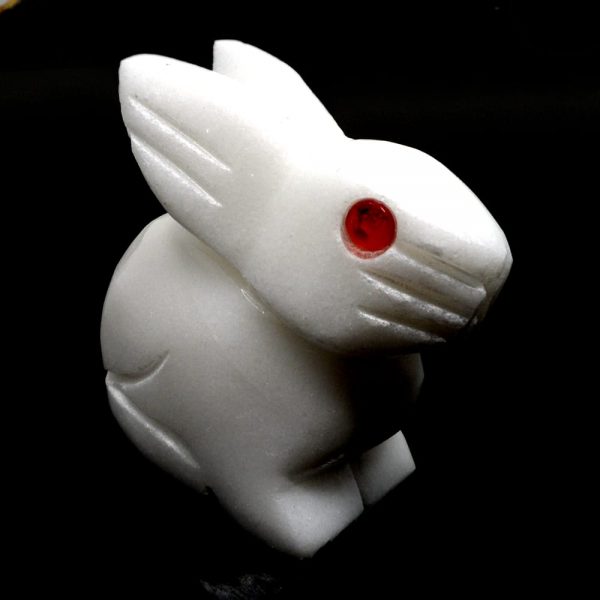 White Jade Rabbit All Specialty Items crystal animal