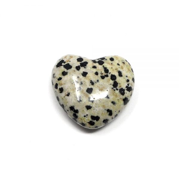 Dalmatian Jasper Puffy Heart 30mm All Polished Crystals crystal heart