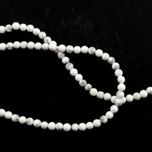 Howlite 4mm Round Bead Strand Crystal Jewelry 4mm bead