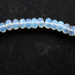 Opalite Faceted Bead Strand Crystal Jewelry bead