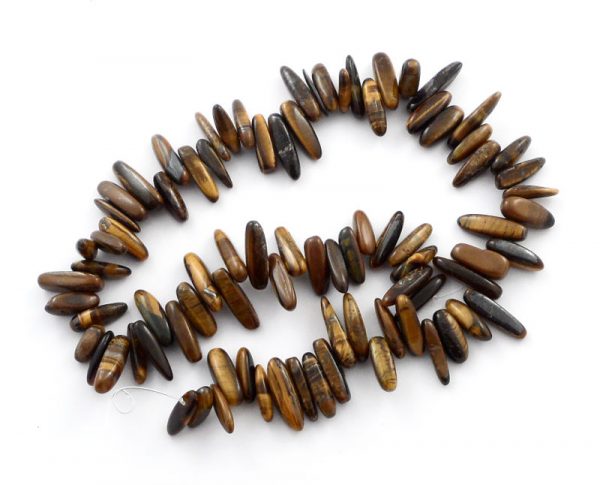 Tiger Eye Tooth Bead Strand All Crystal Jewelry bead