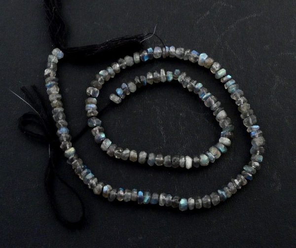 Labradorite Faceted Bead Strand All Crystal Jewelry bead