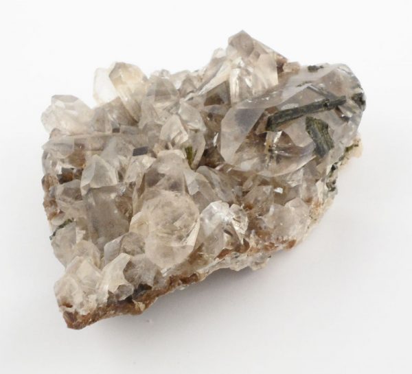 Quartz with Epidote Cluster All Raw Crystals epidote
