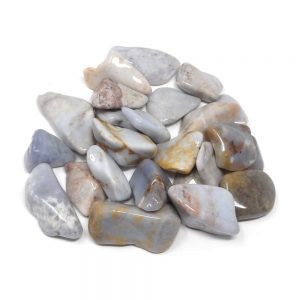 Chalcedony, Blue, tumbled, 8oz New arrivals blue chalcedony