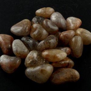 Quartz, Rutilated, tumbled, 8oz Tumbled Stones rutilated quartz
