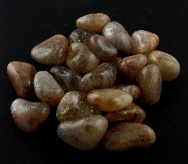 Quartz, Rutilated, tumbled, 8oz All Tumbled Stones rutilated quartz