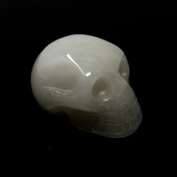 Snow Quartz Skull All Polished Crystals crystal skull