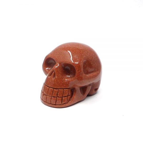 Red Goldstone Skull All Polished Crystals crystal skull