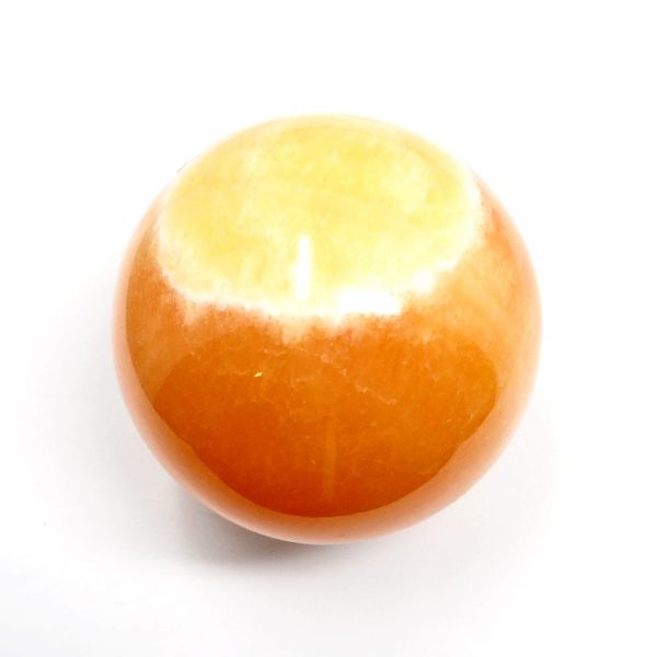 Orange Calcite Sphere 65mm All Polished Crystals calcite
