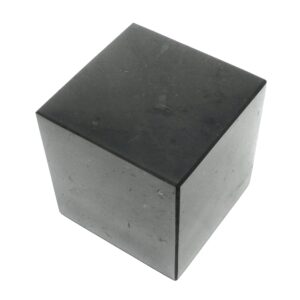 Shungite Crystal Cube All Polished Crystals crystal cube
