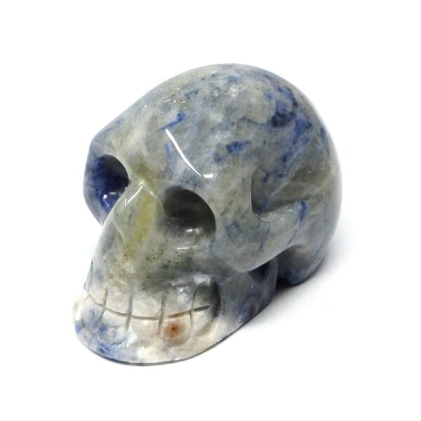Sodalite Crystal Skull All Polished Crystals blue crystal skull