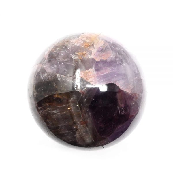 Super Seven Sphere 60mm All Polished Crystals amethyst