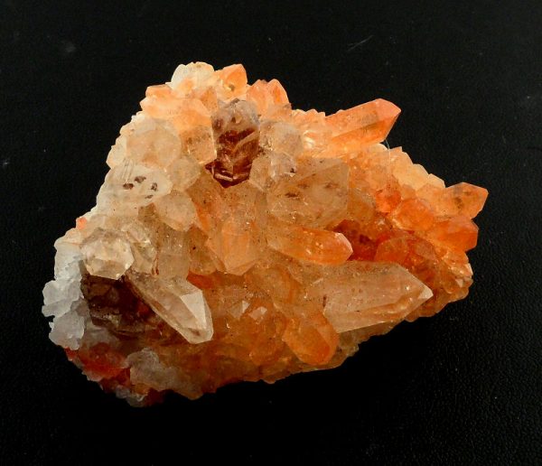 Tangerine Quartz Cluster All Raw Crystals cluster