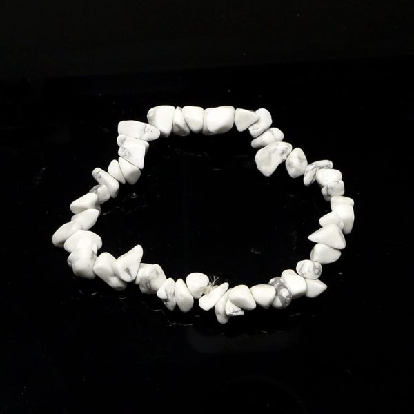 Howlite Single Strand Chip Bracelet All Crystal Jewelry bracelet